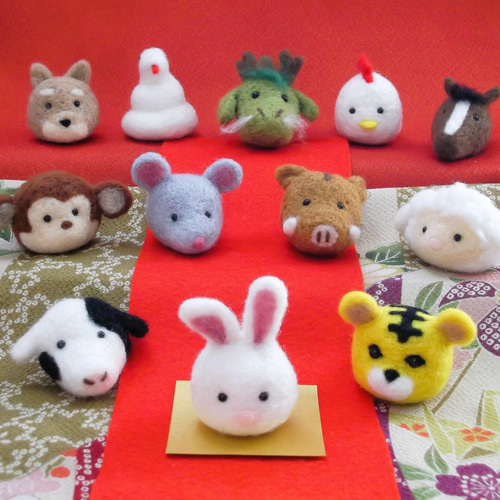 コロンとカワイイ干支セット 羊毛フェルト Nohea-Pua ノヘアプア 通販