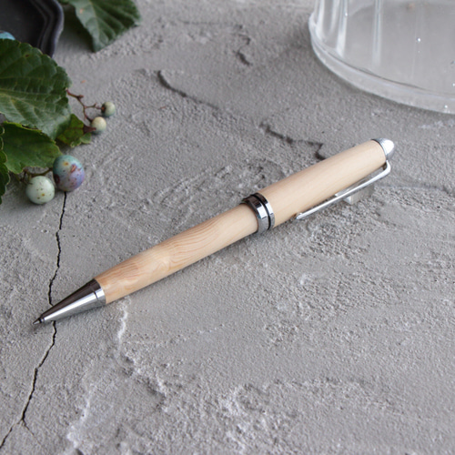 木製ボールペン 青と茶色のツートン 木製ボールペン 青と茶色のツートン