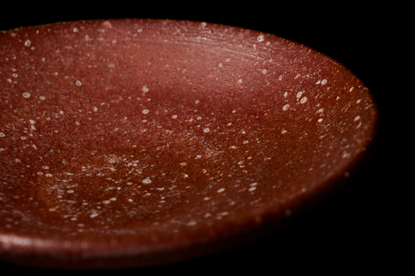 焼き〆丸皿 3枚目の画像