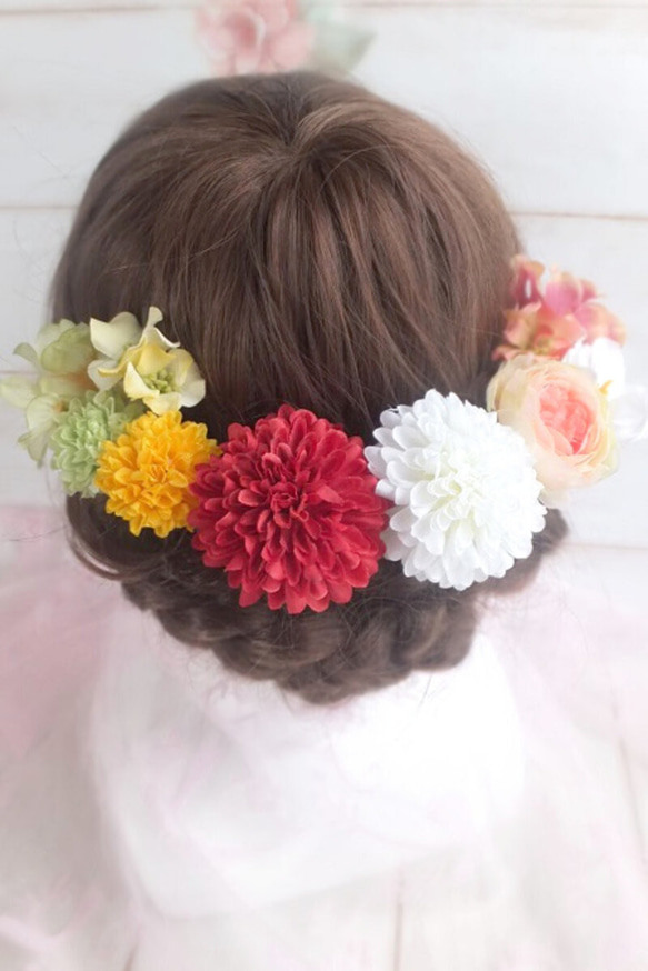 【全国送料無料】♡マムヘッドドレス＊ウエディング＊前撮り＊和婚＊ヘアアクセサリー＊ 2枚目の画像