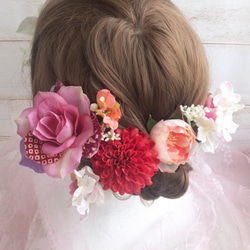 【全国送料無料】♡マムヘッドドレス＊ウエディング＊前撮り＊和婚＊ヘアアクセサリー＊ 3枚目の画像