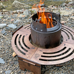 キャンプソロテーブル　2枚セット　ULテーブル JIKATABLE2-005-2500-