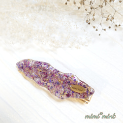 レジン ヘアゴム* ドライフラワー HG35 ハンドメイド ヘアゴム mimi