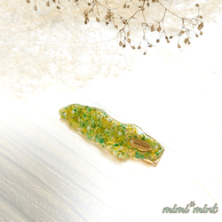 レジン ヘアゴム* ドライフラワー バイカラー HG13 ハンドメイド