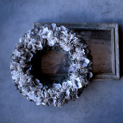 【一点物】spirit wreath_水墨_30cm 4枚目の画像