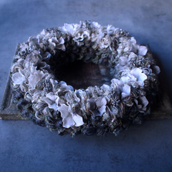 【一点物】spirit wreath_水墨_30cm 3枚目の画像