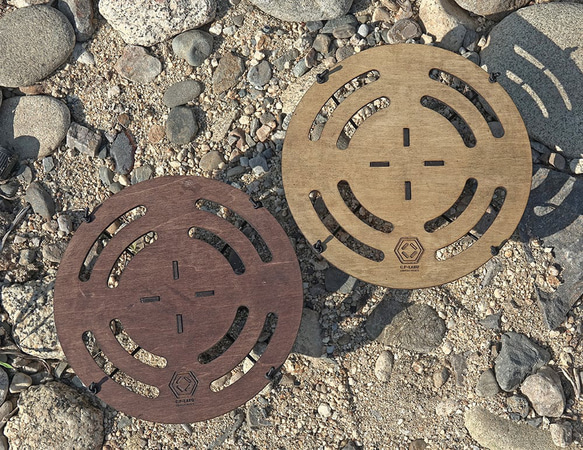 登山/ソロキャンプに軽量・コンパクトなUL-CIRCLE-TABLE(ウルトラライトサークルテーブル) 1枚目の画像