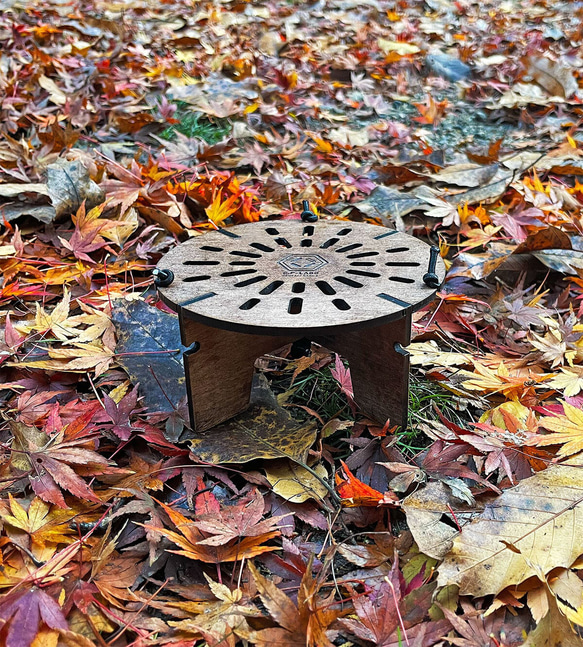 登山/ソロキャンプに軽量・コンパクトなUL-MICRO-TABLE-250(ウルトラライトマイクロテーブル250) 2枚目の画像