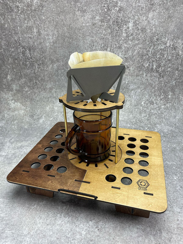 登山/ソロキャンプに軽量・コンパクトなUL-COFFEE-STAND(ウルトラライトコーヒースタンド) 5枚目の画像