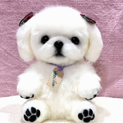 アーティストベア ベビー ワンちゃんシリーズ テディベア ペキニーズ