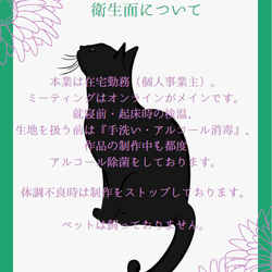 ウール＊カシミヤ☆ねこちゃんのポーチ：Refined（22-009) 16枚目の画像