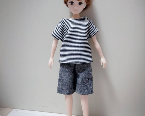 上下2点セット はるとくん 半袖 ニット トップス ハーフパンツ ズボン