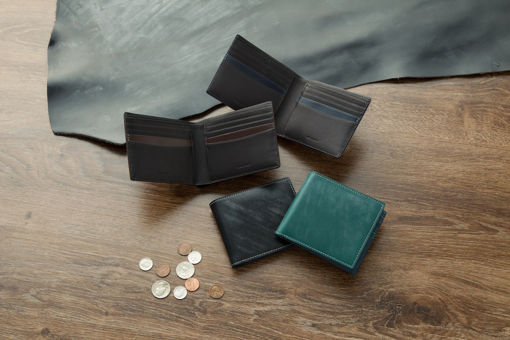 ブライドルレザー　二つ折り 財布　00705