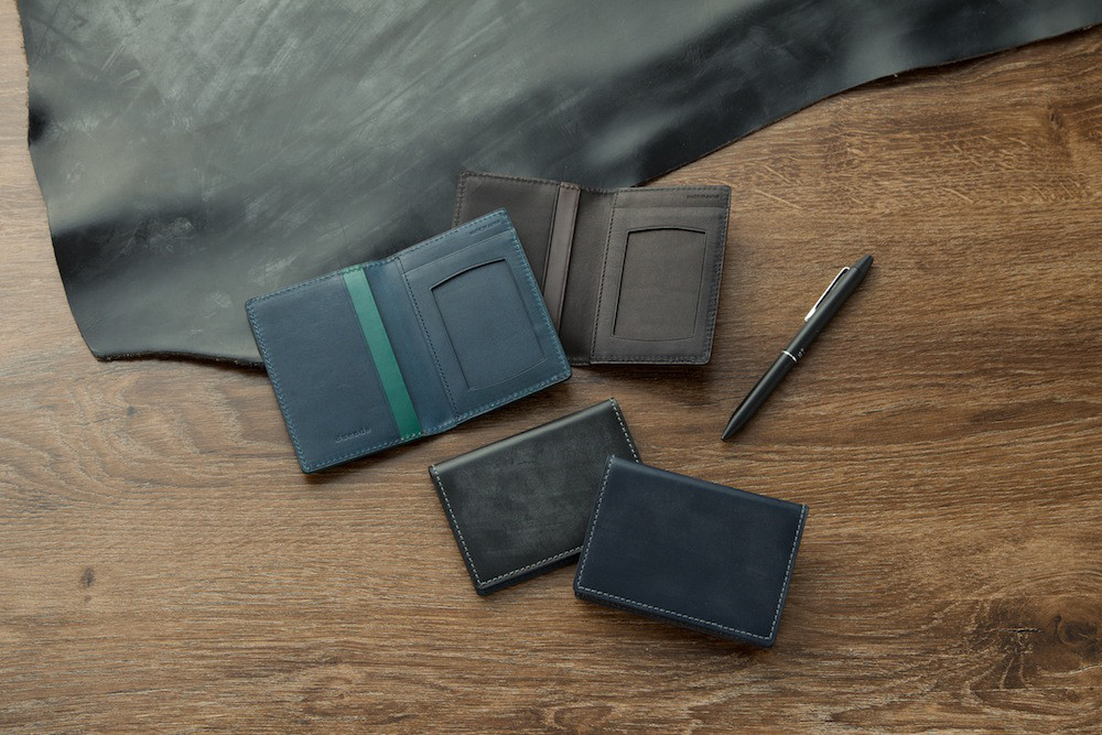 ブライドルレザー　二つ折りパスケース　00708