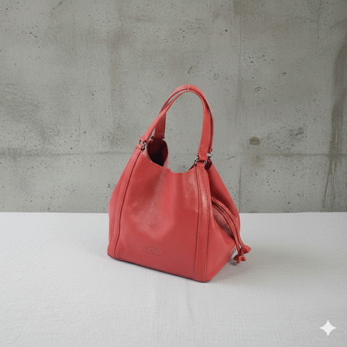MahL+81 BucketBag 本革 ハンドバッグ バケットバッグ 巾着型 バケツ