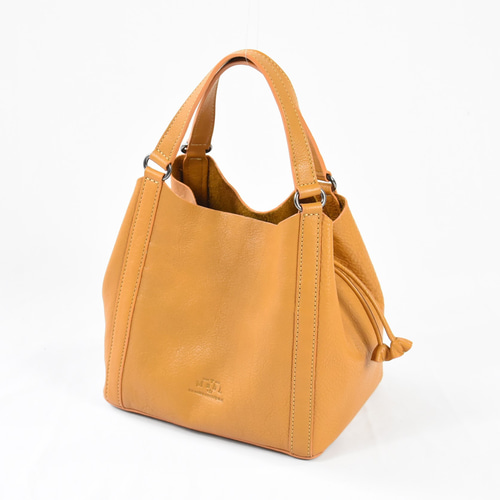 MahL+81 BucketBag 本革 ハンドバッグ バケットバッグ 巾着型