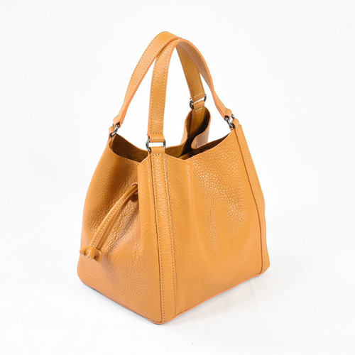 MahL+81 BucketBag 本革 ハンドバッグ バケットバッグ 巾着型