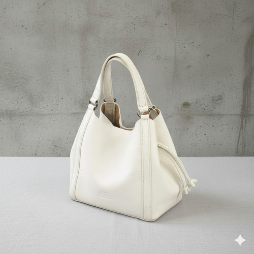 MahL+81 BucketBag 本革 ハンドバッグ バケットバッグ 巾着型 バケツ