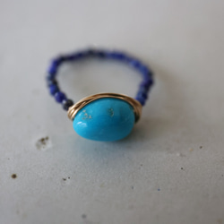 Sleeping Beauty Turquoise　ring[kgf5081] 2枚目の画像
