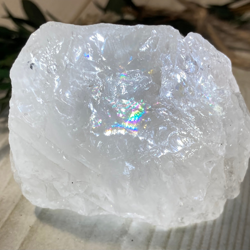 アーカンソー産✨　万華鏡　かち割り水晶　ロック水晶
