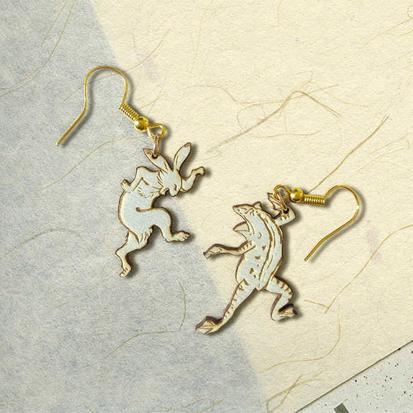 鳥獣戯画ピアス ピアス（フック・チェーン） laser pick 通販 15087304