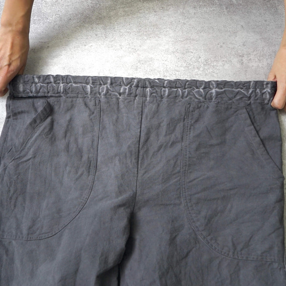 【福袋】刺子編織圓領衛衣/海軍藍 + 沙魯埃爾褲/灰色 第16張的照片