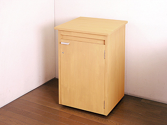 ぽぽかてぺとる様ご依頼分】ハンドメイド木製電話台ラック（パイン色） 