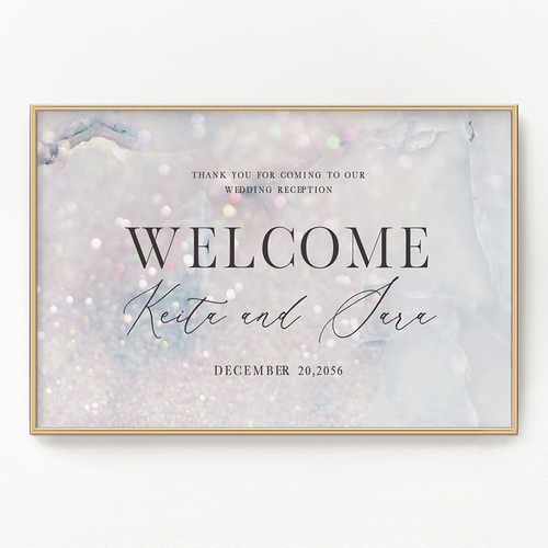 最短3日｜送料無料｜ウェルカムボード ウェルカムスペース 結婚式