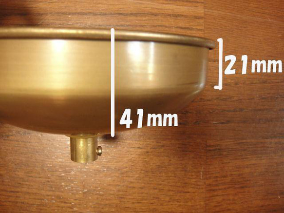 真鍮製フランジ　シーリングカバー丸形ローゼットが隠れる広口タイプ 3枚目の画像