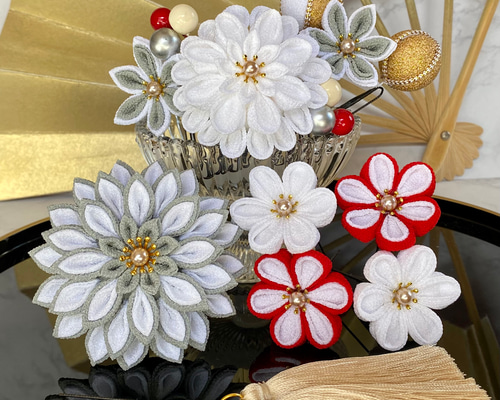 白鶴(しらつる)】〈ダリア大〉⭐︎OP充実⭐︎ 成人式 結婚式 レトロ