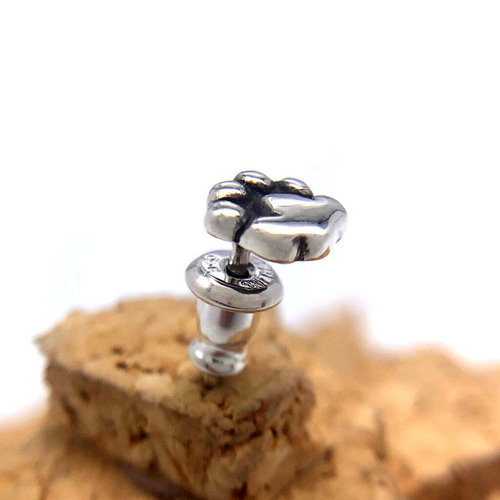 肉球 ピアス ペア/シルバー925 ピアス 片耳用/セカンドピアス