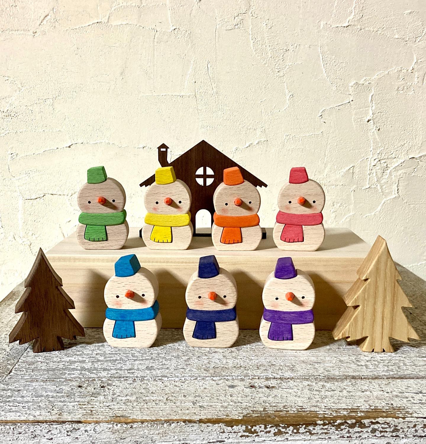 ひろりん★スノーマン＆ツリー　置き物