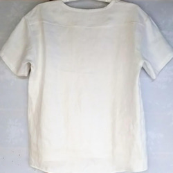 メンズ　ヘンプ(大麻100％)　布帛のTシャツ　S〜LLサイズ  ⭐️受注製作品 4枚目の画像