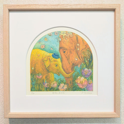 ぞう（象） 版画 のおすすめ人気通販｜Creema(クリーマ) ハンドメイド