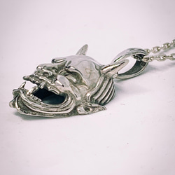 般若面ペンダント(Hannya Mask Pendant) 3枚目の画像