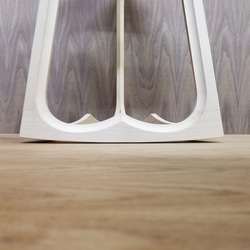 【受注制作】揺れるスツール 三角椅子 ロッキングチェア キッチンスツール メープル 無垢の家具  　 5枚目の画像