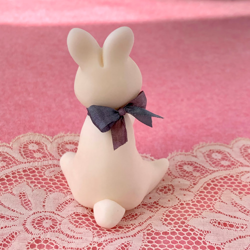 2023 干支 うさぎ 天然石 R アメジスト その他置物 エーデルワイス