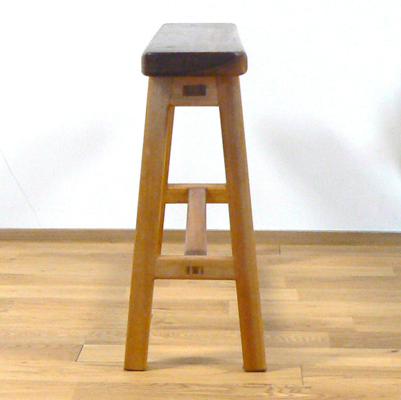 スリムベンチ　ベンチ　椅子　木製 3枚目の画像