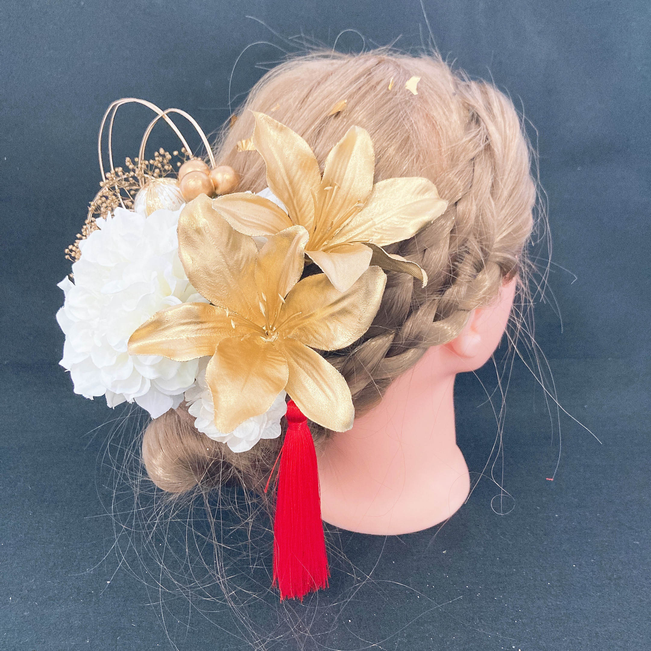 宅配便発送　hu61 和装　髪飾り 成人式 着物　振袖　結婚式　色打　卒業式　袴