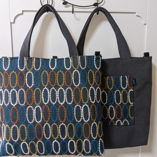 【新品未使用タグ付】ミナペルホネンtarte クッペバッグ ミナペルホネン【tarte/darkgreen】タルトダークグリーンのトート