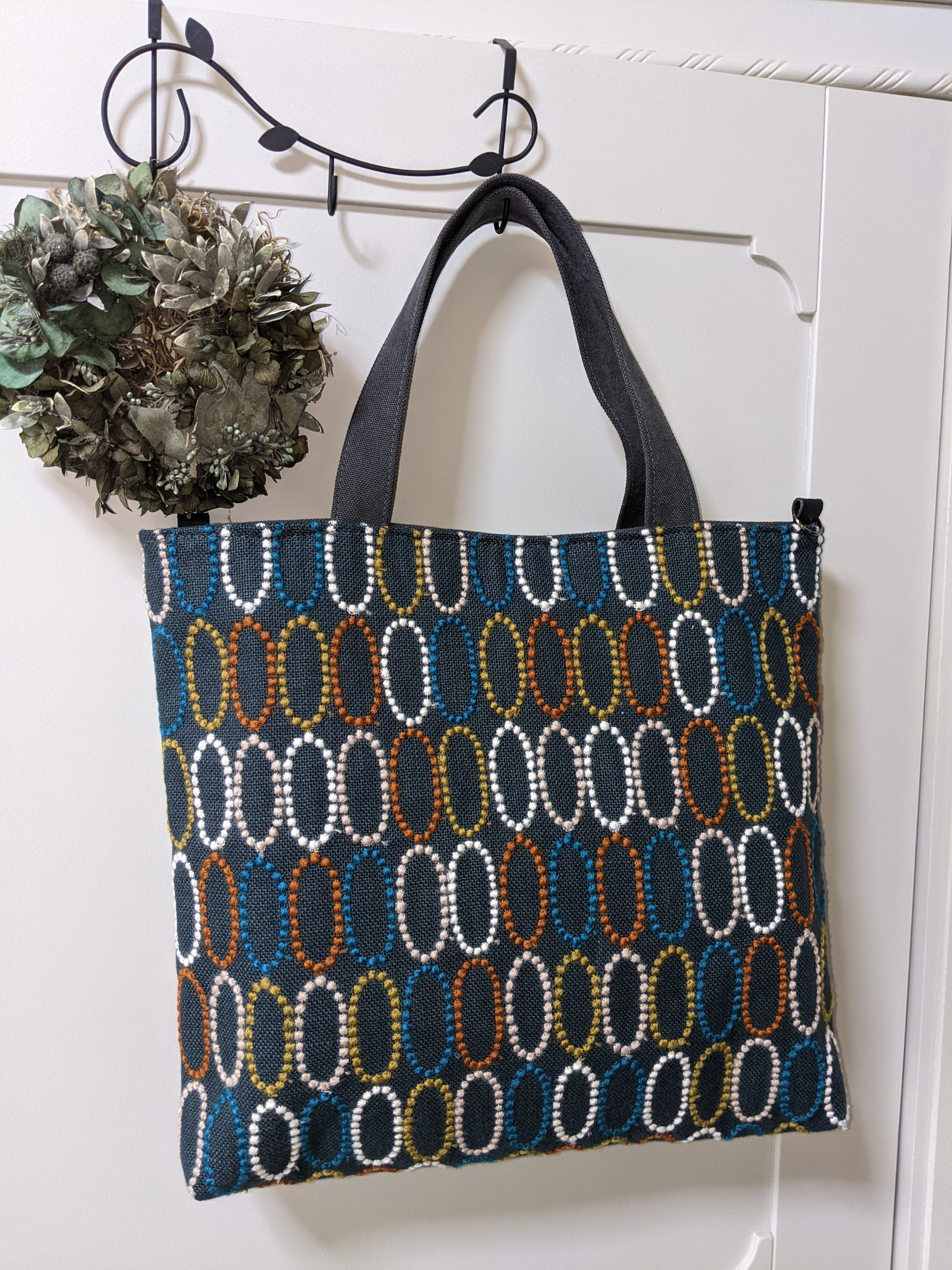 ミナペルホネン【tarte/darkgreen】タルトダークグリーンのトート