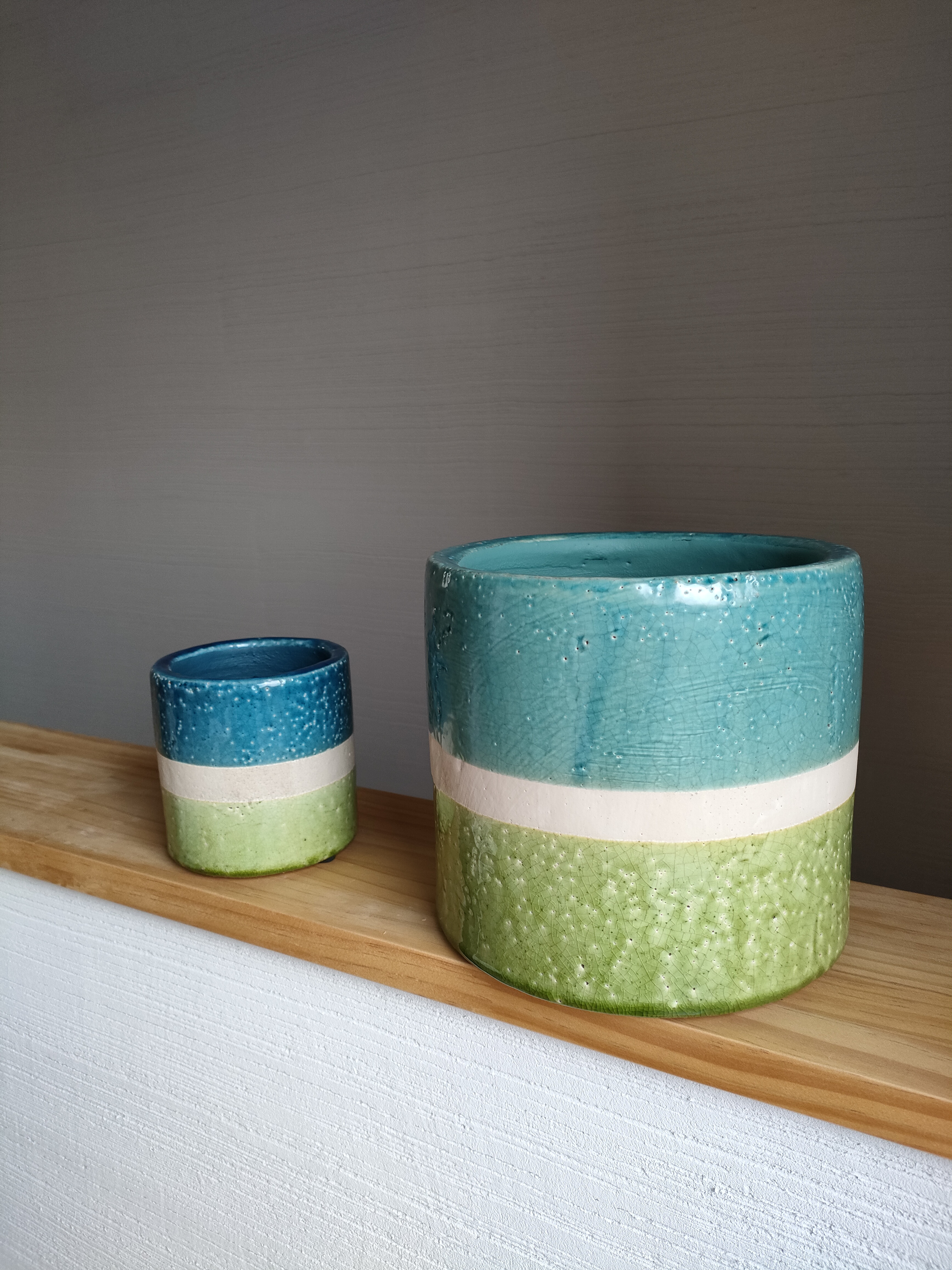 《Creema限定》鉢カバー2点セット　観葉植物　インテリア　インドアグリーン　お洒落　多肉植物　サボテン