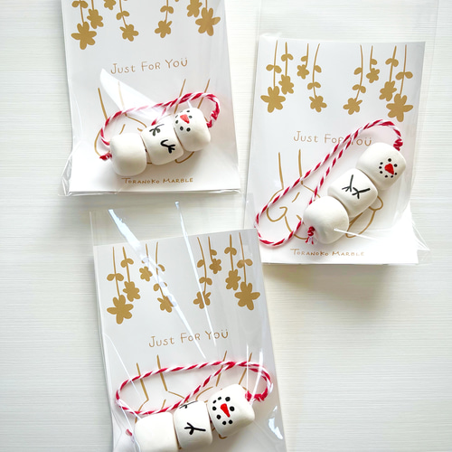 マシュマロさま専用☆1月の壁掛け クリスマス壁飾り】マシュマロ風スノーマン タペストリー・壁掛け