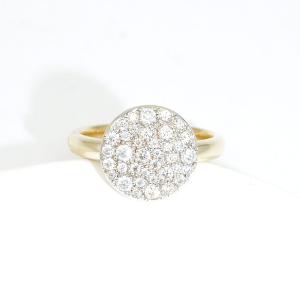 円形パヴェリング R1103（4週間発送） 指輪・リング 武田源之助 通販  