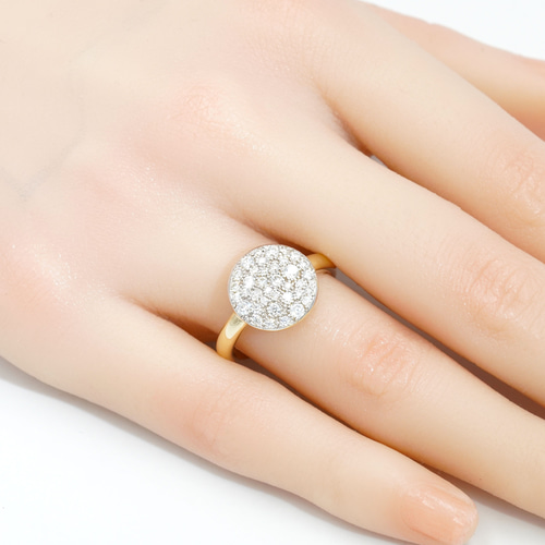 円形パヴェリング R1103（4週間発送） 指輪・リング 武田源之助 通販  