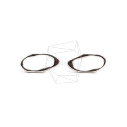 ERG-2271-R【2枚】橢圓柱形耳環/11.4mm X 23mm 第1張的照片