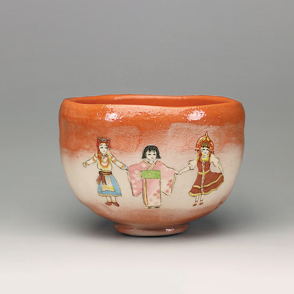 四代目　赤楽　茶器 四代目赤楽茶器