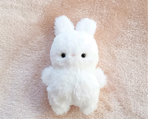 受注制作 ふわふわのうさぎのこゆき✳ ぬいぐるみ fuwamofu