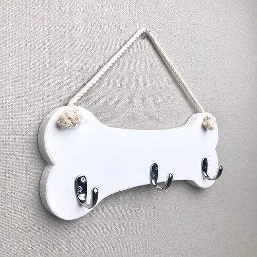 ウッドフック 肉球デザイン 名前入れ 木製プレート 壁掛けフック