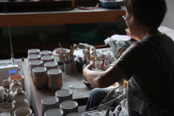 【お茶を飲む湯呑みとして、副菜用の小鉢として】山淳製陶所さんのつくる湯呑み・100cc 16枚目の画像